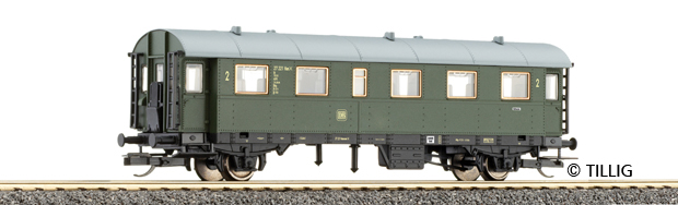 Passenger car 2nd class<br /><a href='images/pictures/Tillig/13006.jpg' target='_blank'>Full size image</a>